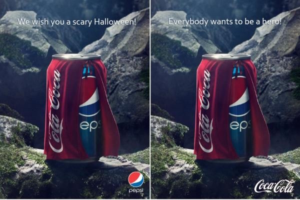 ตัวอย่างโฆษณาเชิง viral ของ Pepsi และ Coca-Cola จากรายงานปี 2015